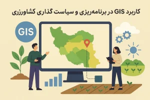 کاربرد GIS در برنامه‌ریزی و سیاست‌گذاری کشاورزی برای تحلیل داده‌های مکانی، مدیریت منابع و تصمیم‌گیری هوشمند در بخش کشاورزی ایران.